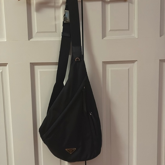 Prada, Re-Nylon and leather backpack